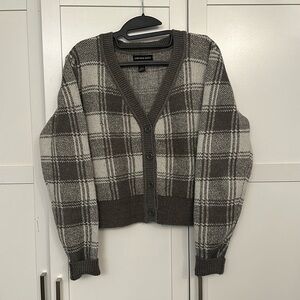 Plaid Cardigan